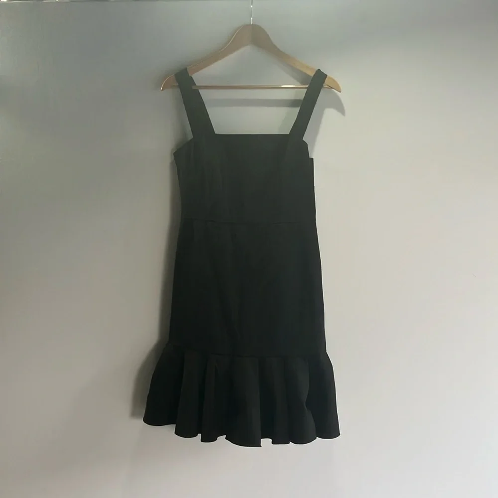 J. Crew Black Sleeveless Sheath Mini Dress